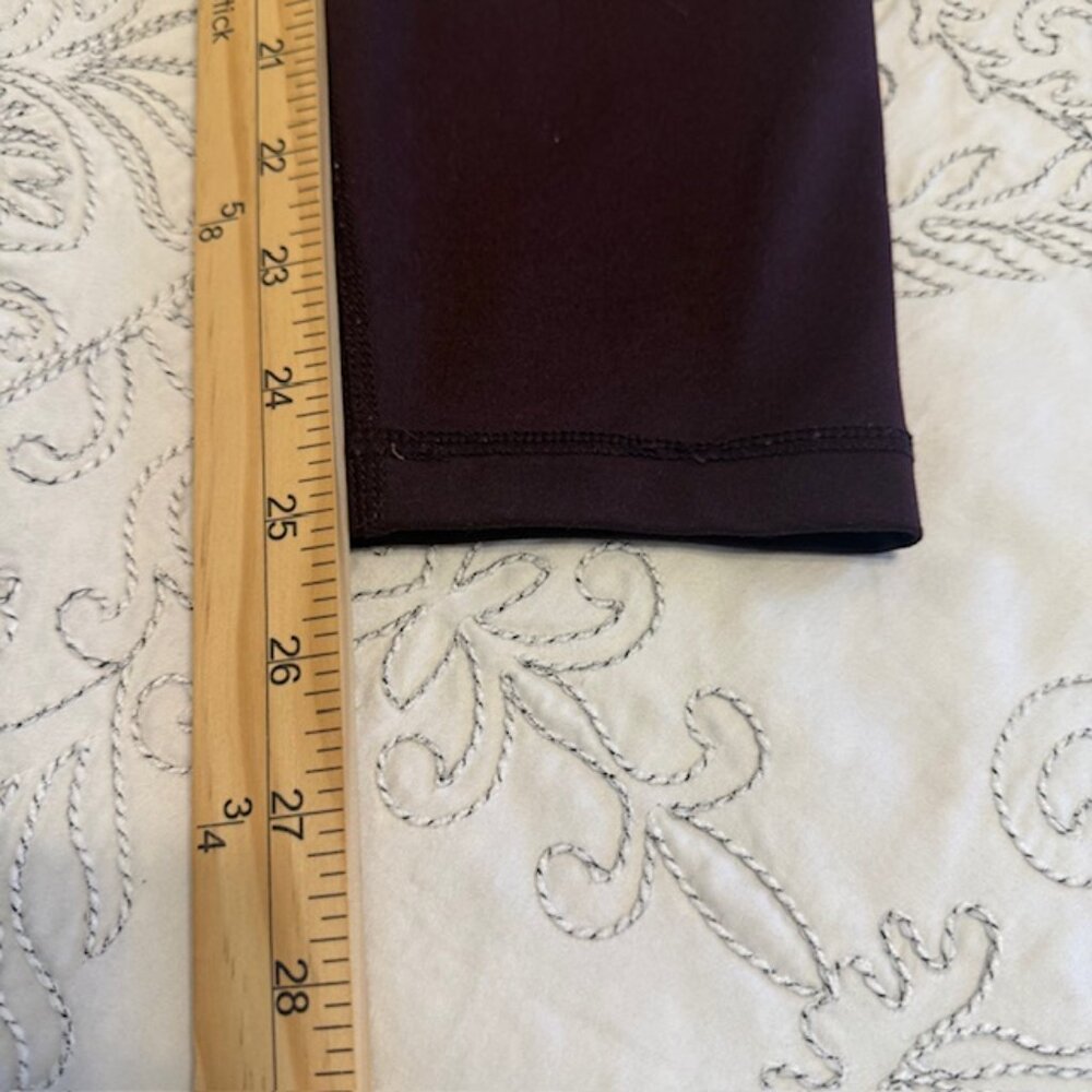 Yogalicious Lux Purple Hi-Rise Elastic Free Waistband Yoga Pants Leggings Sz M - Picture 11 of 11